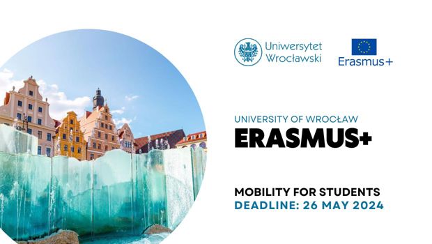 Відкрито конкурс ERASMUS+ до Вроцлавського університету (Польща) на осінній семестр 2024/25